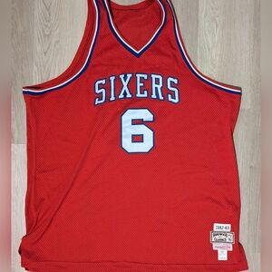 Sixers Erving jersey